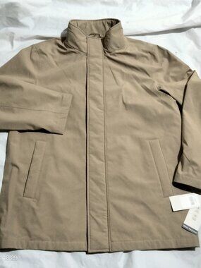 NWT Dockers Smart 360 Flex Jacket Khaki Size M (Fits L/XL) 48x30 Water Resistant